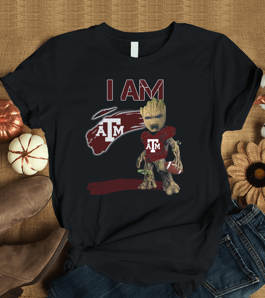 I AM Texas A&M Football Groot T-Shirt