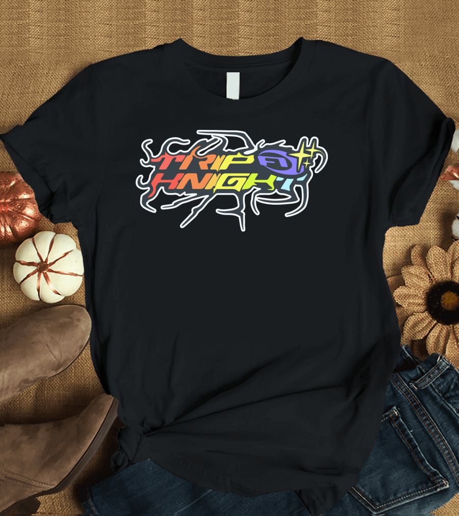 Trippie Knight Multicolor Neon Psychedelic T-Shirt