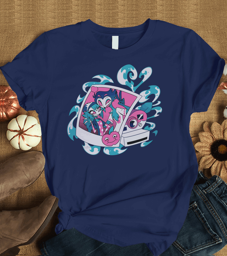 Vivziepop Store Polaroid Camera and Character T-Shirt
