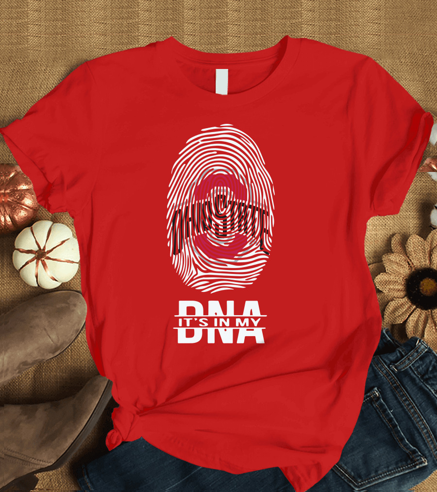 Ohio State Buckeyes Fingerprint It's In My DNA T-Shirt