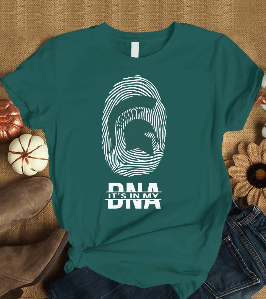 Michigan State Spartans Fingerprint It's In My DNA T-Shirt