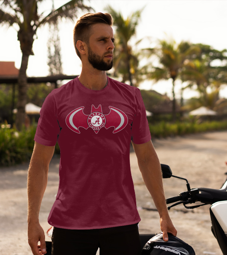 Alabama Crimson Tide Bat Symbol T-Shirt