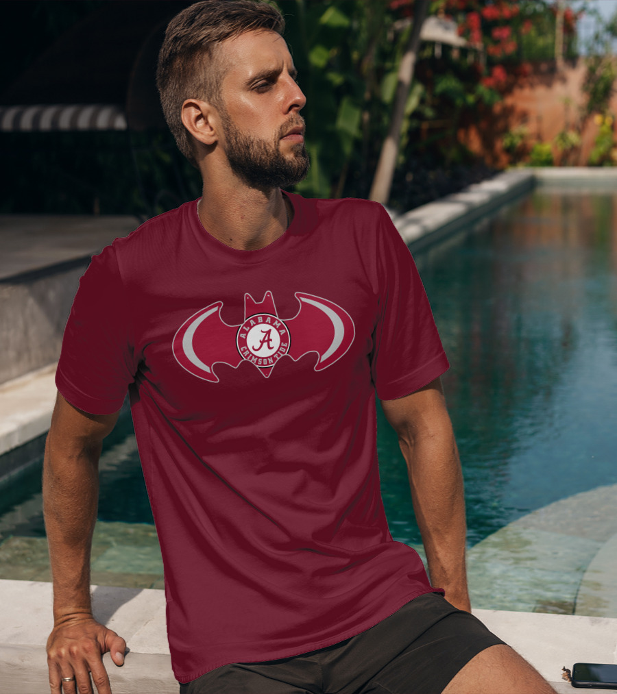 Alabama Crimson Tide Bat Symbol T-Shirt