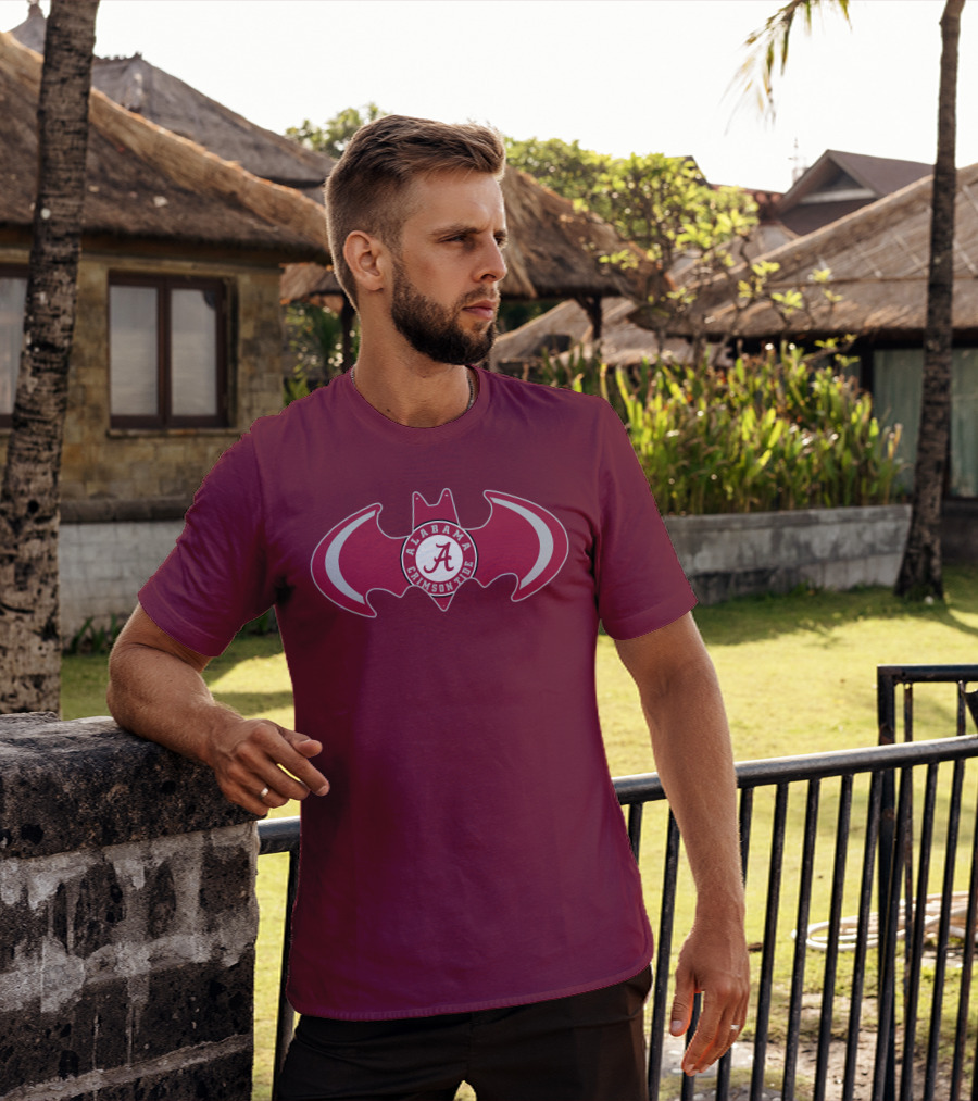 Alabama Crimson Tide Bat Symbol T-Shirt