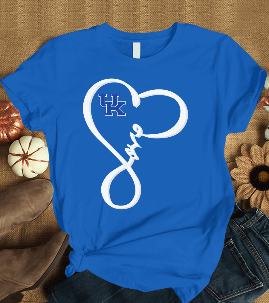 UK Wildcats Love Heart T-Shirt