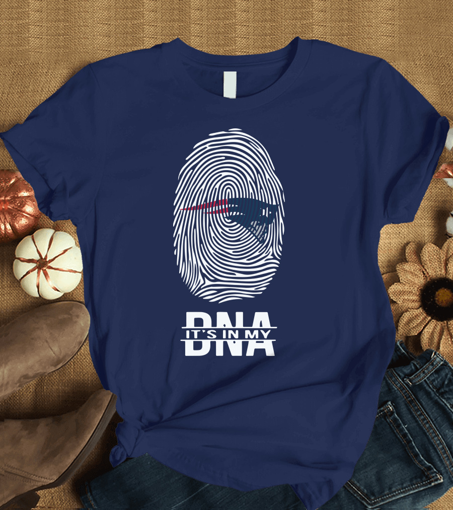 New England Patriots It's In My DNA Fingerprint T-Shirt