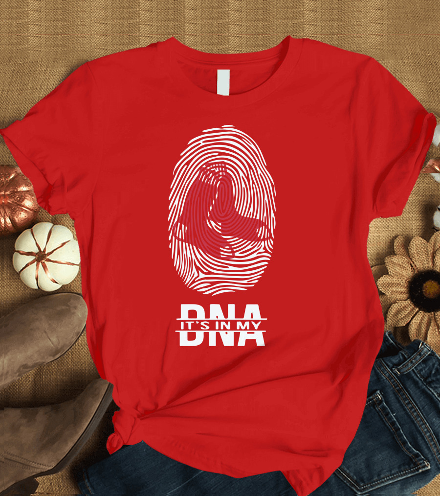 Boston Red Sox It's in My DNA Fingerprint Sox T-Shirt