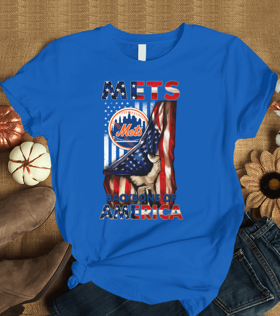 Mets Backbone Of America Patriotic T-Shirt