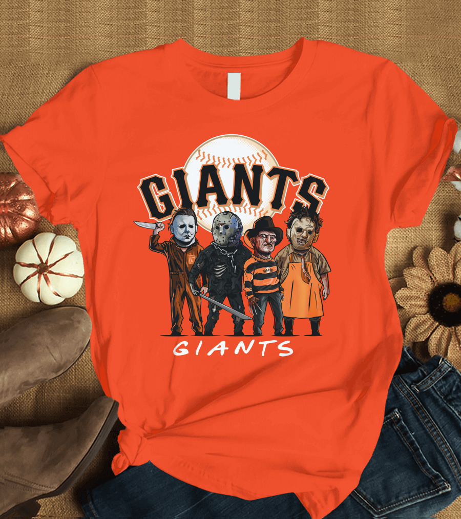 Giants Halloween The Slasher Squad T-Shirt