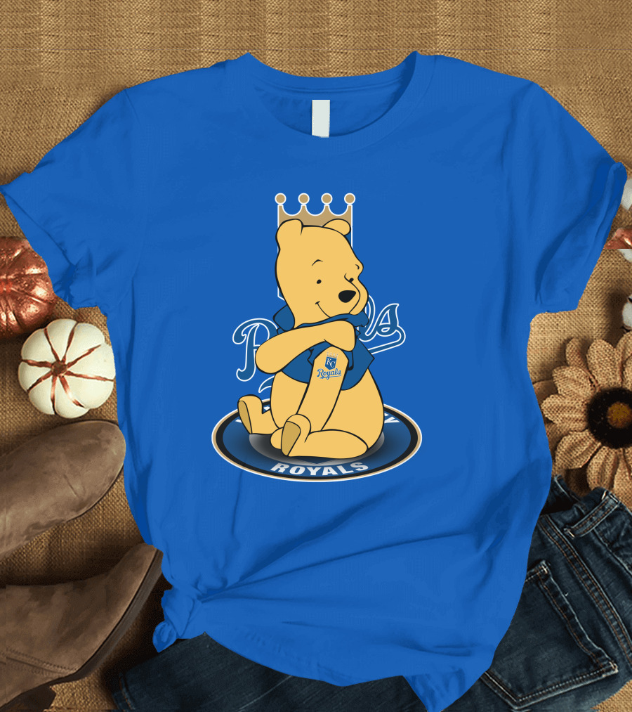 Kansas City Royals Winnie the Pooh Royals Baseball T-Shirt