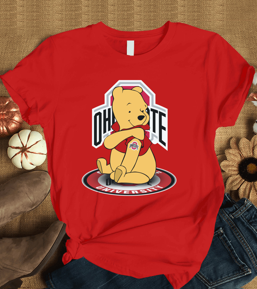 Ohio State Buckeyes Winnie the Pooh University T-Shirt
