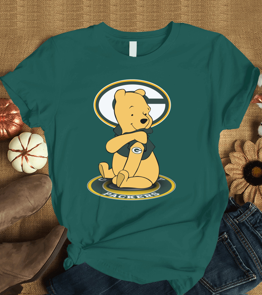 Green Bay Packers Winnie the Pooh G Logo Packers T-Shirt
