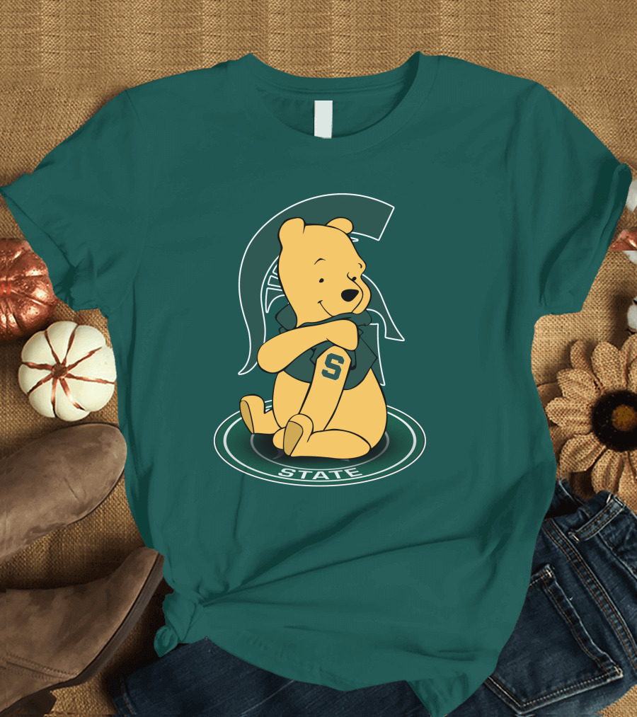 Michigan State Spartans Winnie the Pooh State T-Shirt