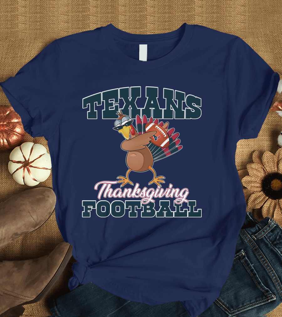 Texans Thanksgiving Football T-Shirt