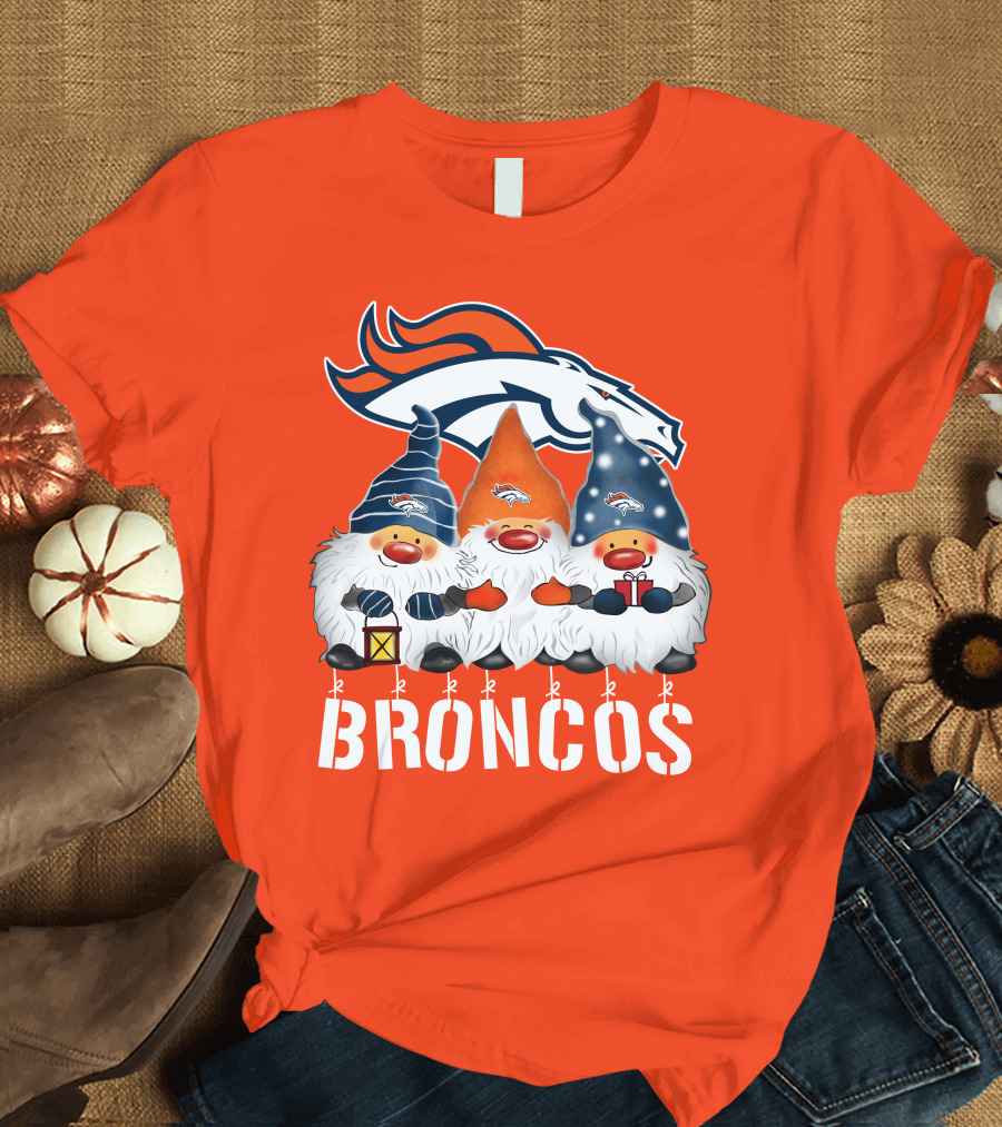 Denver Broncos Merry Christmas Happy Holidays Broncos T-Shirt