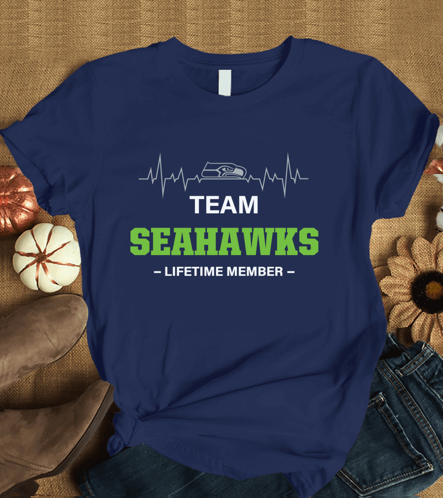 Team Seahawks Lifetime Member T-Shirt