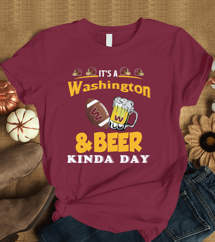 Washington Football and Beer Celebration Day T-Shirt