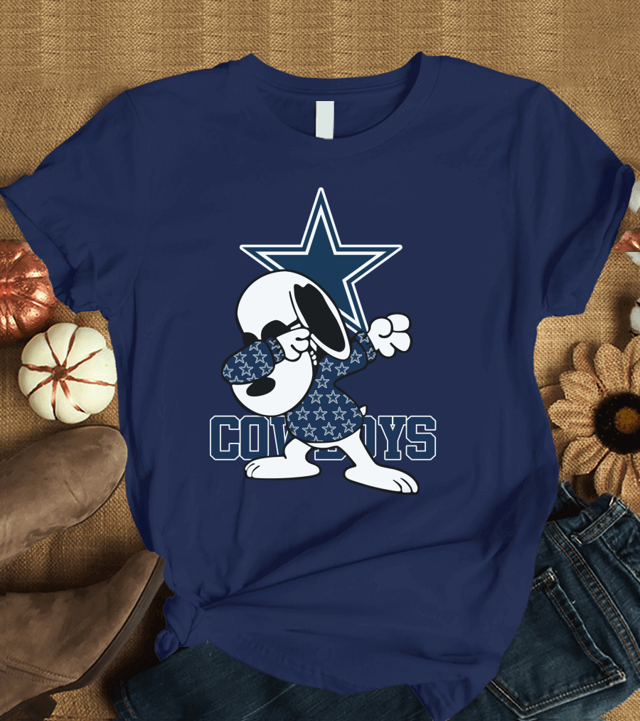 Dallas Cowboys Snoopy Dabbing Star T-Shirt