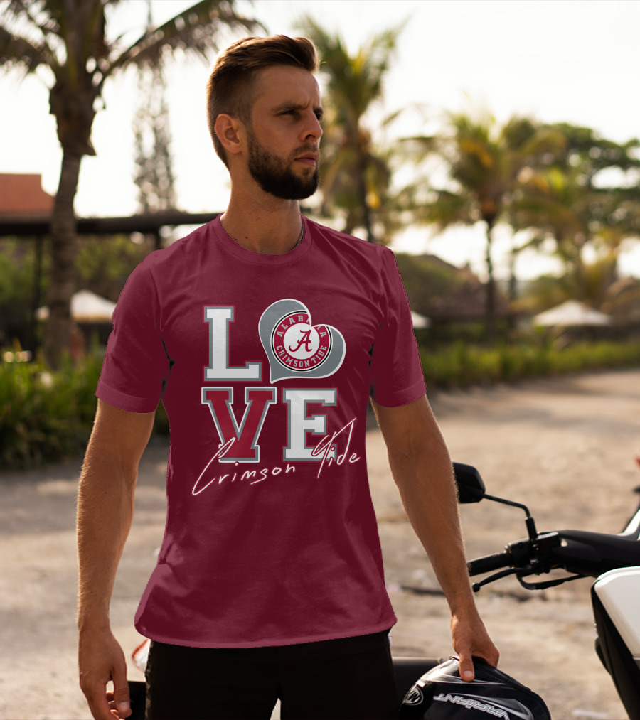 LOVE Alabama Crimson Tide T-Shirt