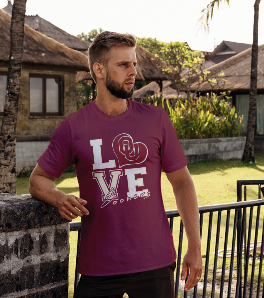 Love OU Heart Sooners T-Shirt