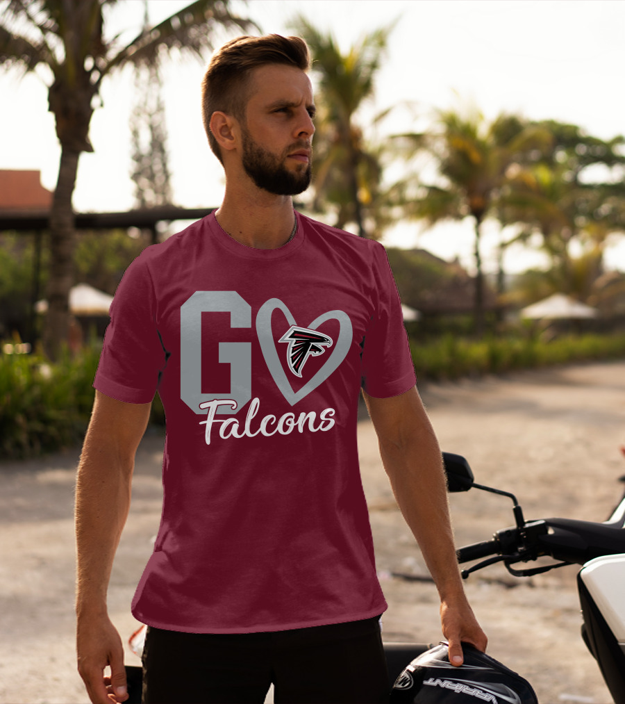Go Falcons Heart T-Shirt