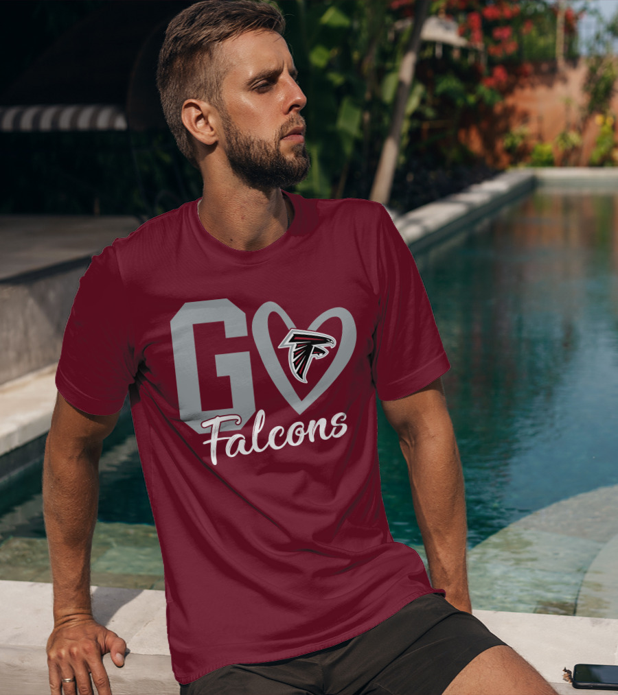 Go Falcons Heart T-Shirt