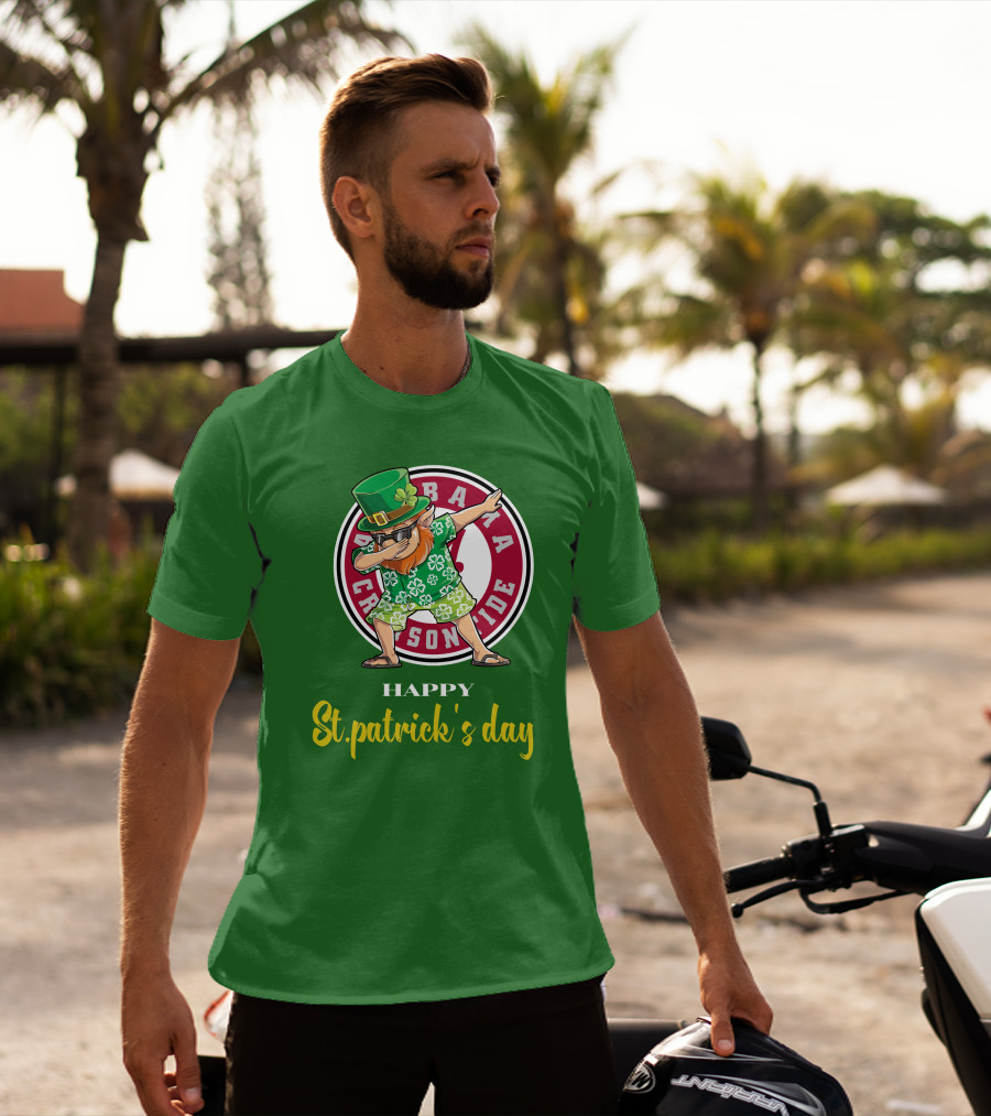 Alabama Crimson Tide Happy St Patrick's Day Dabbing Leprechaun T-Shirt