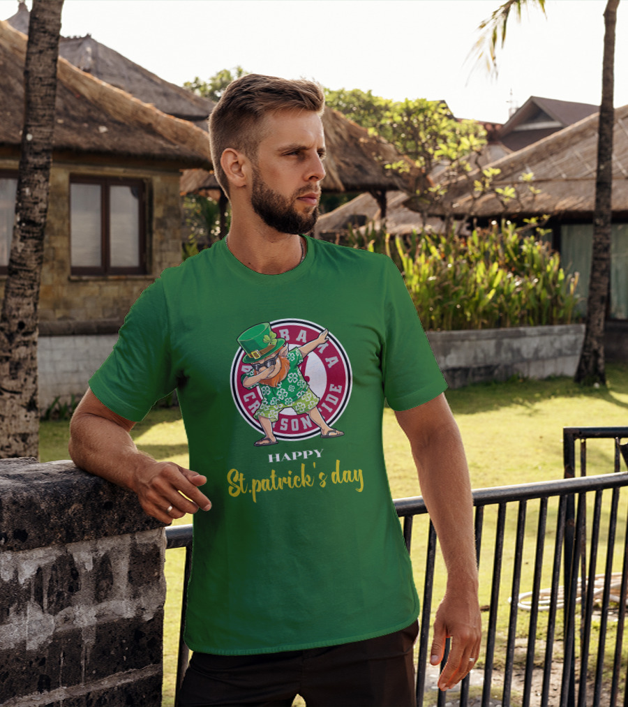 Alabama Crimson Tide Happy St Patrick's Day Dabbing Leprechaun T-Shirt