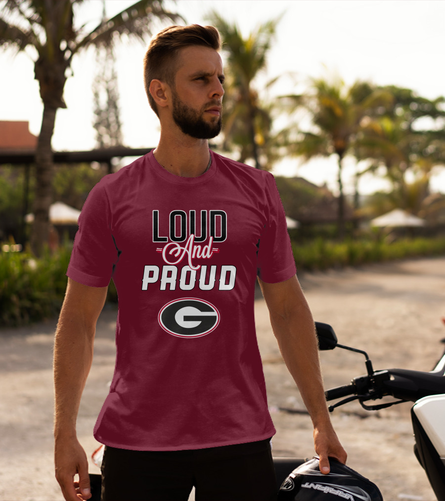 Loud And Proud Georgia Bulldogs G T-Shirt
