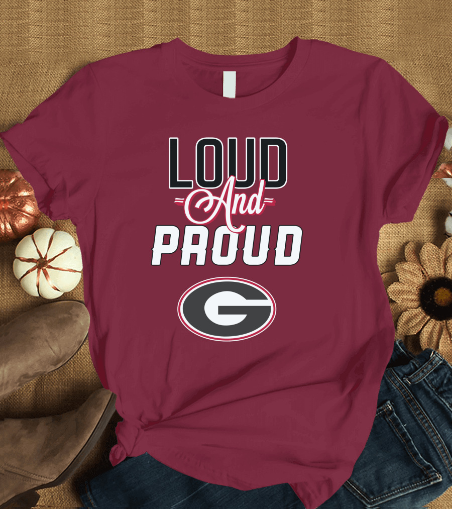Loud and Proud Georgia Bulldogs G T-Shirt