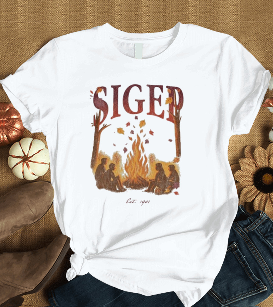 "SigEp Campfire Gathering Fall Est 1901" T-Shirt