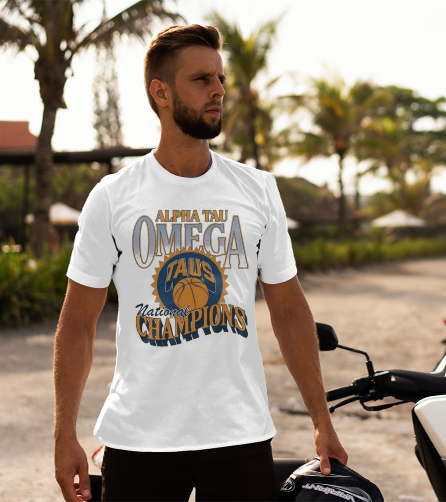 Alpha Tau Omega TAUS National Champions Basketball T-Shirt