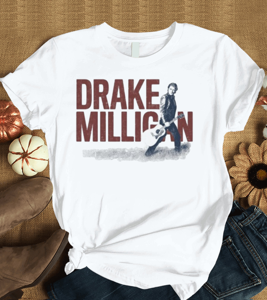 Drake Milligan Silver Guitar Photo Edition T-Shirt