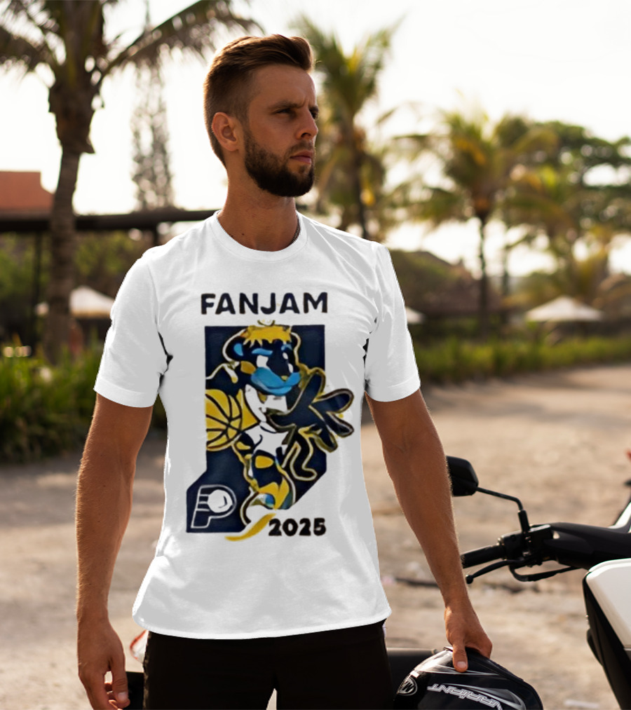 FanJam Indiana Pacers NBA Mascot 2025 T-Shirt