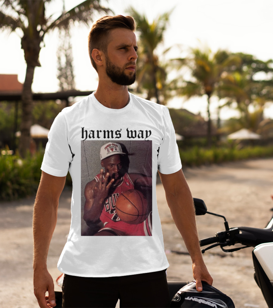 Harm's Way Bulls Basketball Legend 23 Championship Tribute T-Shirt