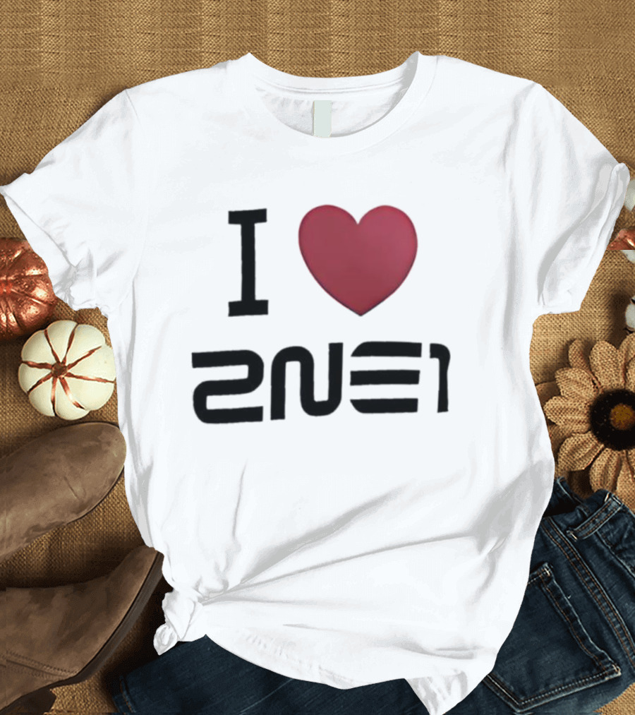 I Love 2NE1 K-pop Legend Iconic South Korean Girl Group T-Shirt