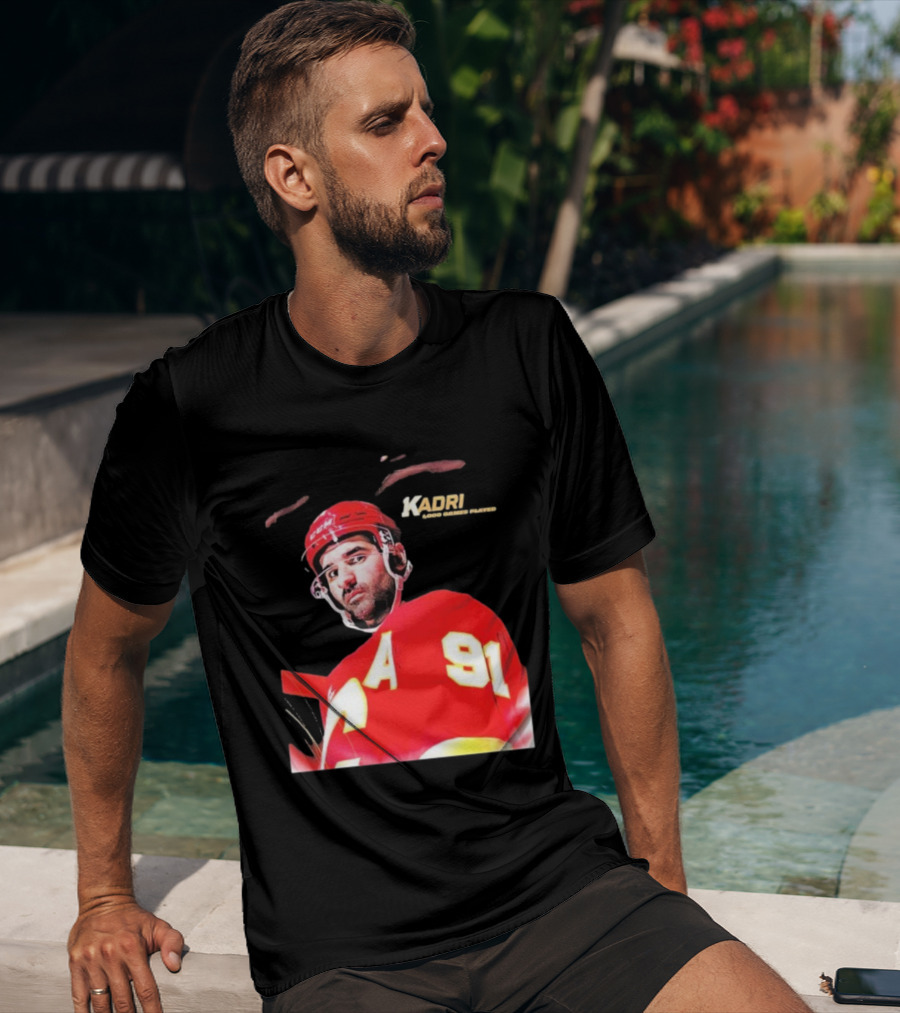 Kadri Calgary Hockey 91 Achievement Milestone T-Shirt