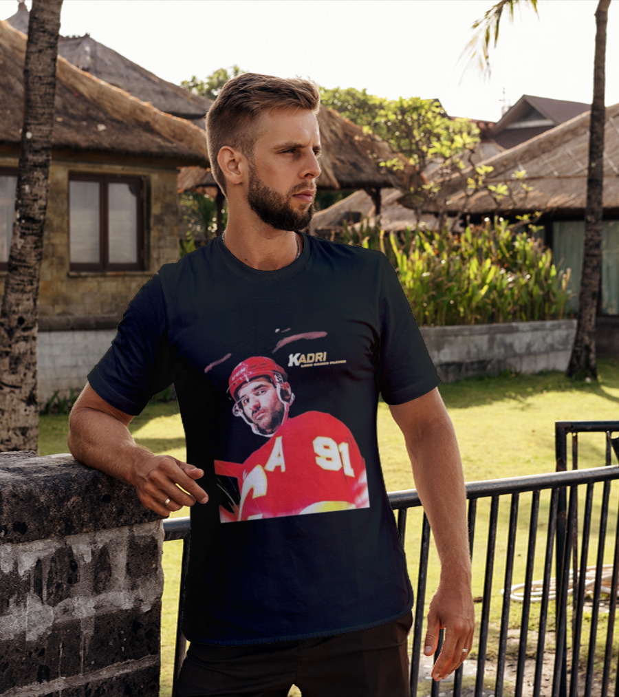 Kadri Calgary Hockey 91 Achievement Milestone T-Shirt