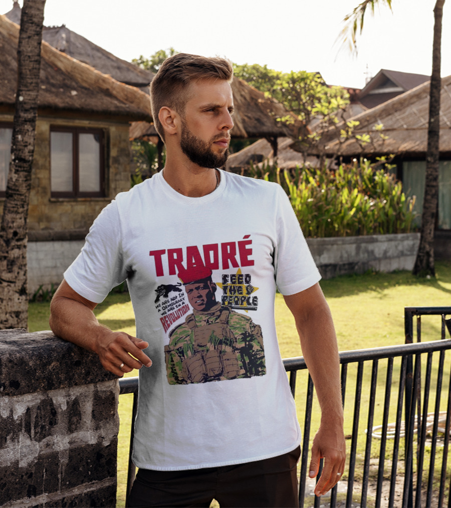 TRAORÉ Revolution Ibrahim Feed The People Burkina Faso T-Shirt