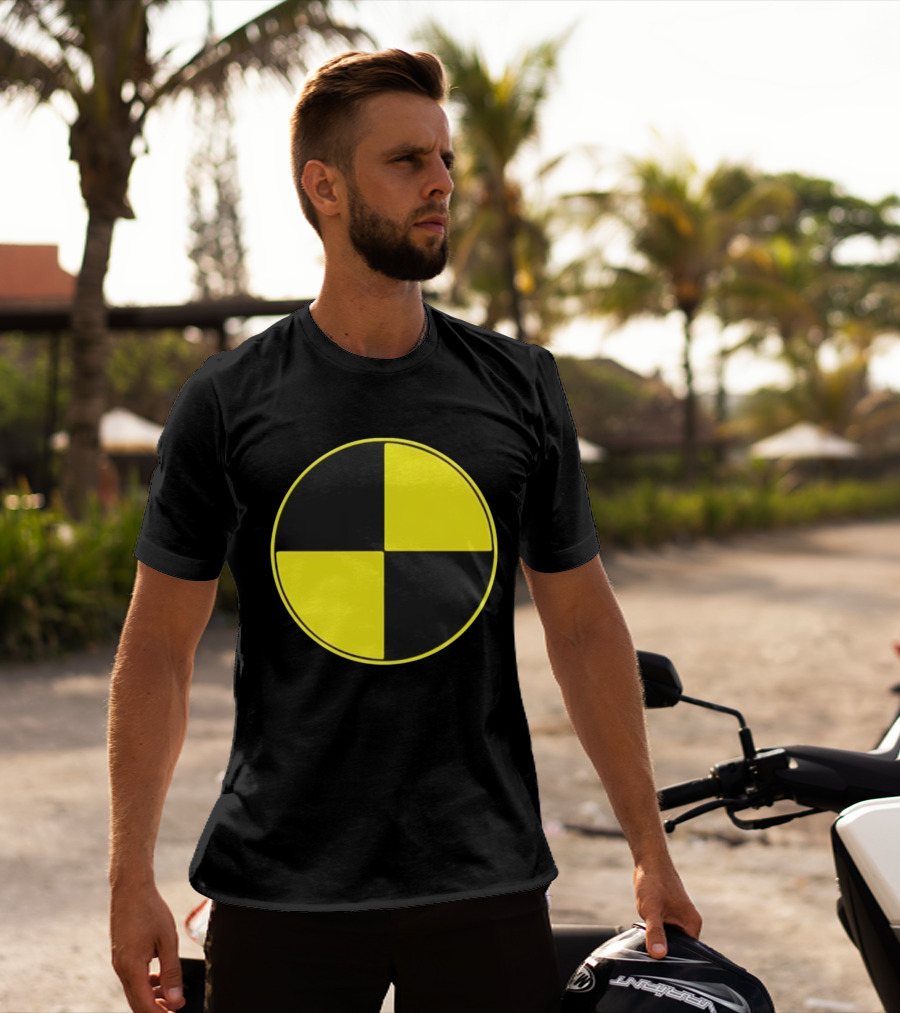 Crash Test Dummy Yellow Black Symbol T-Shirt