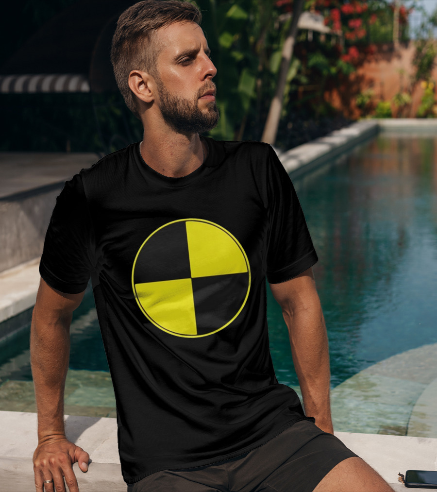Crash Test Dummy Yellow Black Symbol T-Shirt