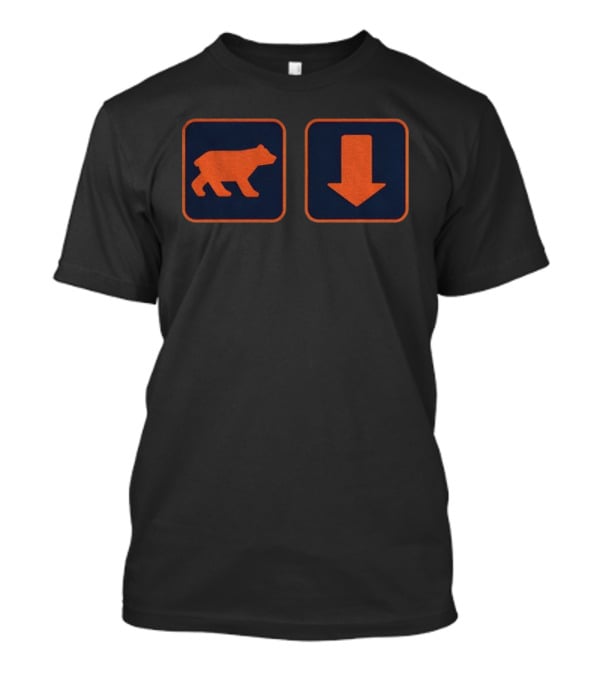 Chicago Bears Bear Down NFL Football 2025 Iconic Bear And Arrow Design T-Shirt