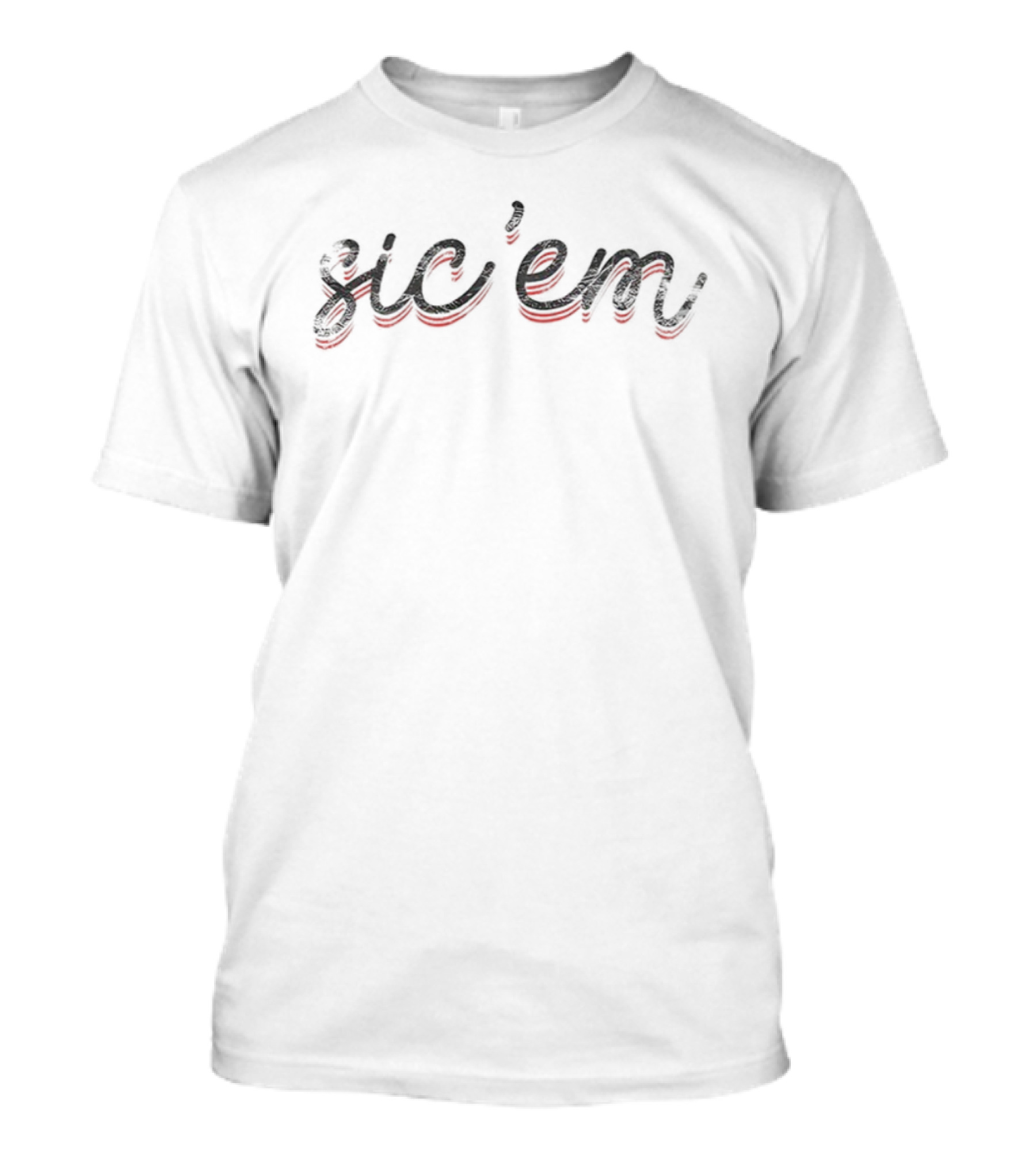 Georgia Bulldogs Sic’em UGA Go Dawgs Football Fan Apparel T-Shirt