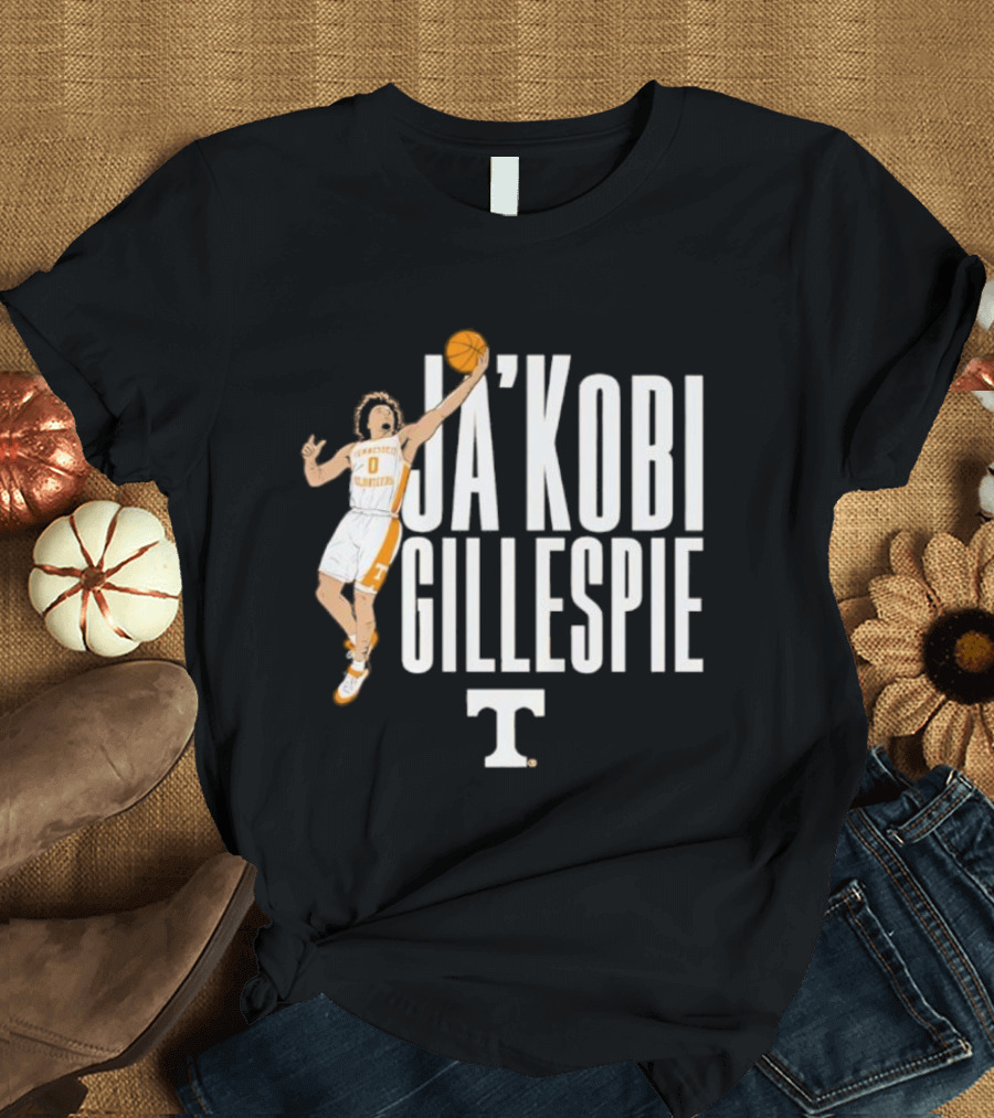 Ja’Kobi Gillespie Tennessee Basketball Pose T-Shirt