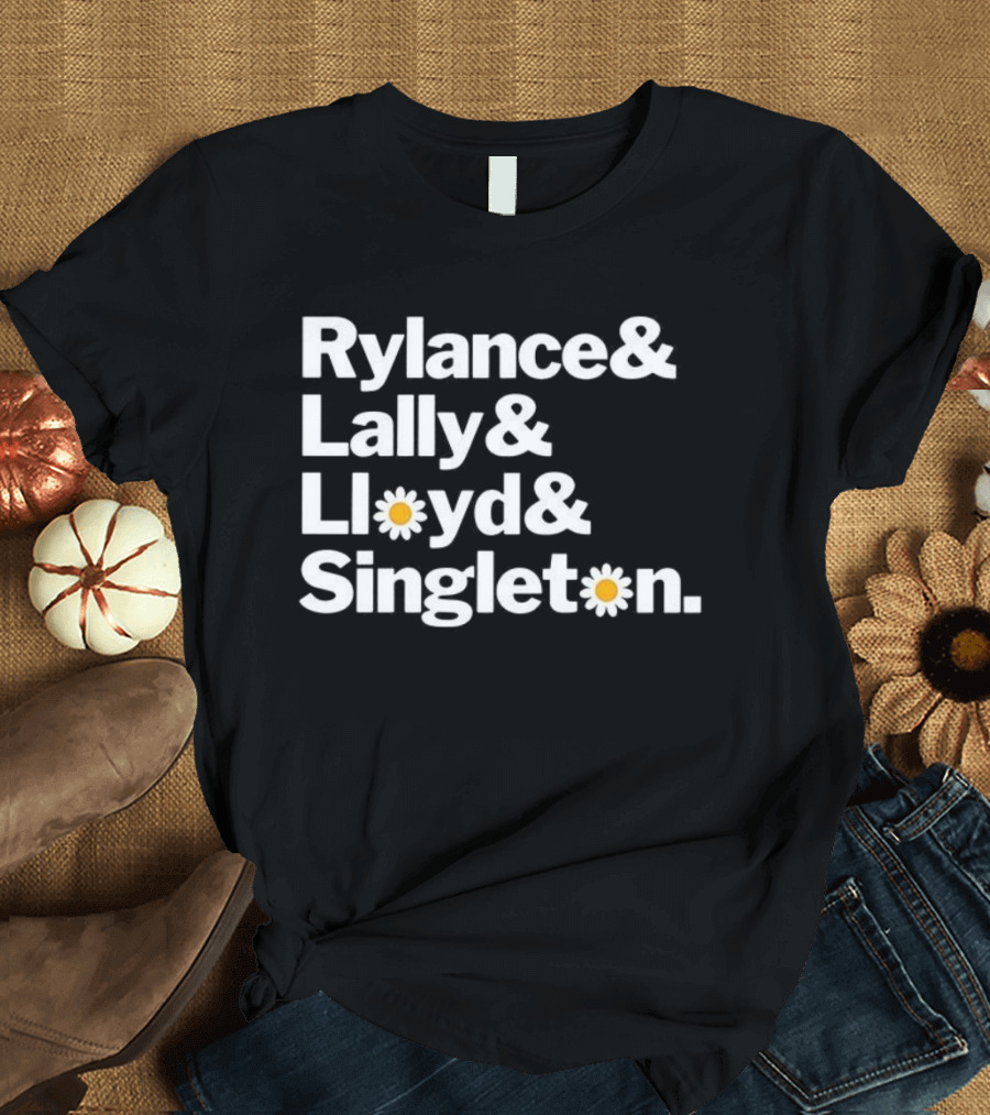 Rylance And Lally And Lloyd And Singleton Flower Accents T-Shirt