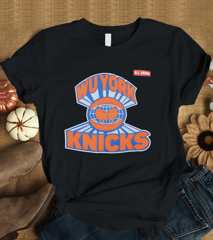 New York Knicks Wu Tang Clan Shaolin Remix Wu York 31 10304 T-Shirt