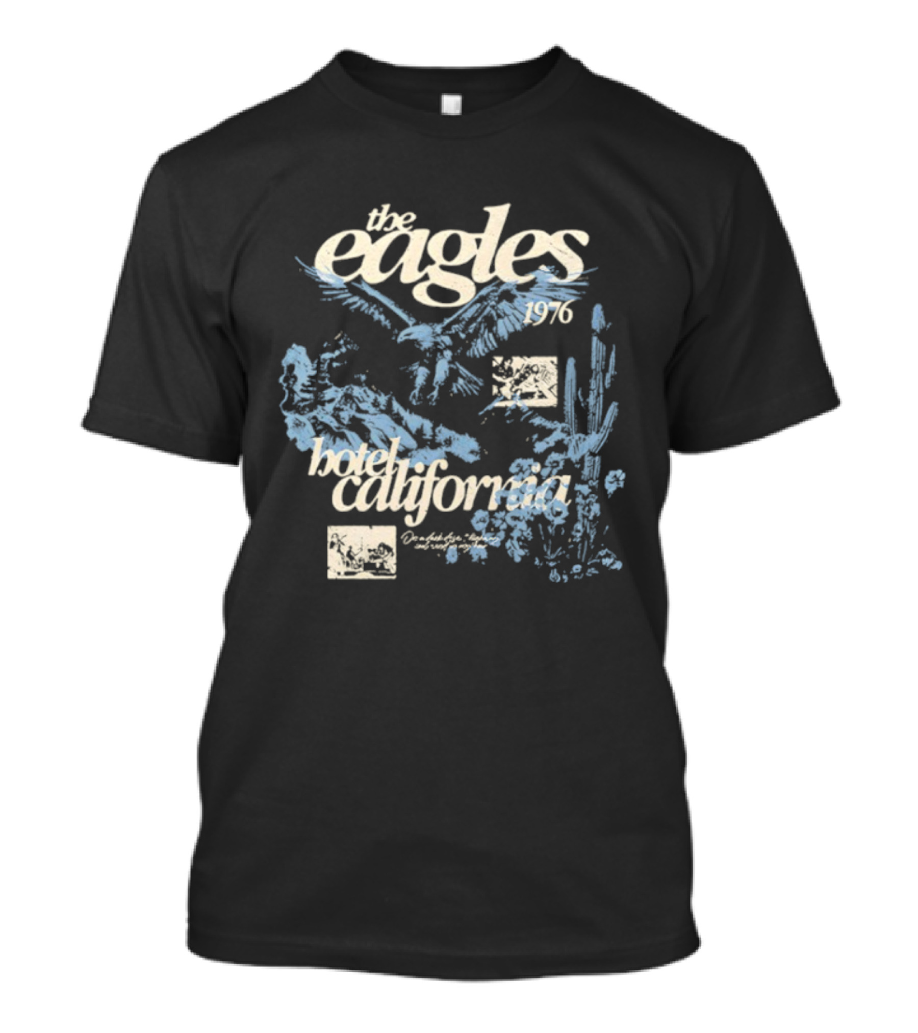 The Eagles Hotel California 1976 Philadelphia Eagles T-Shirt