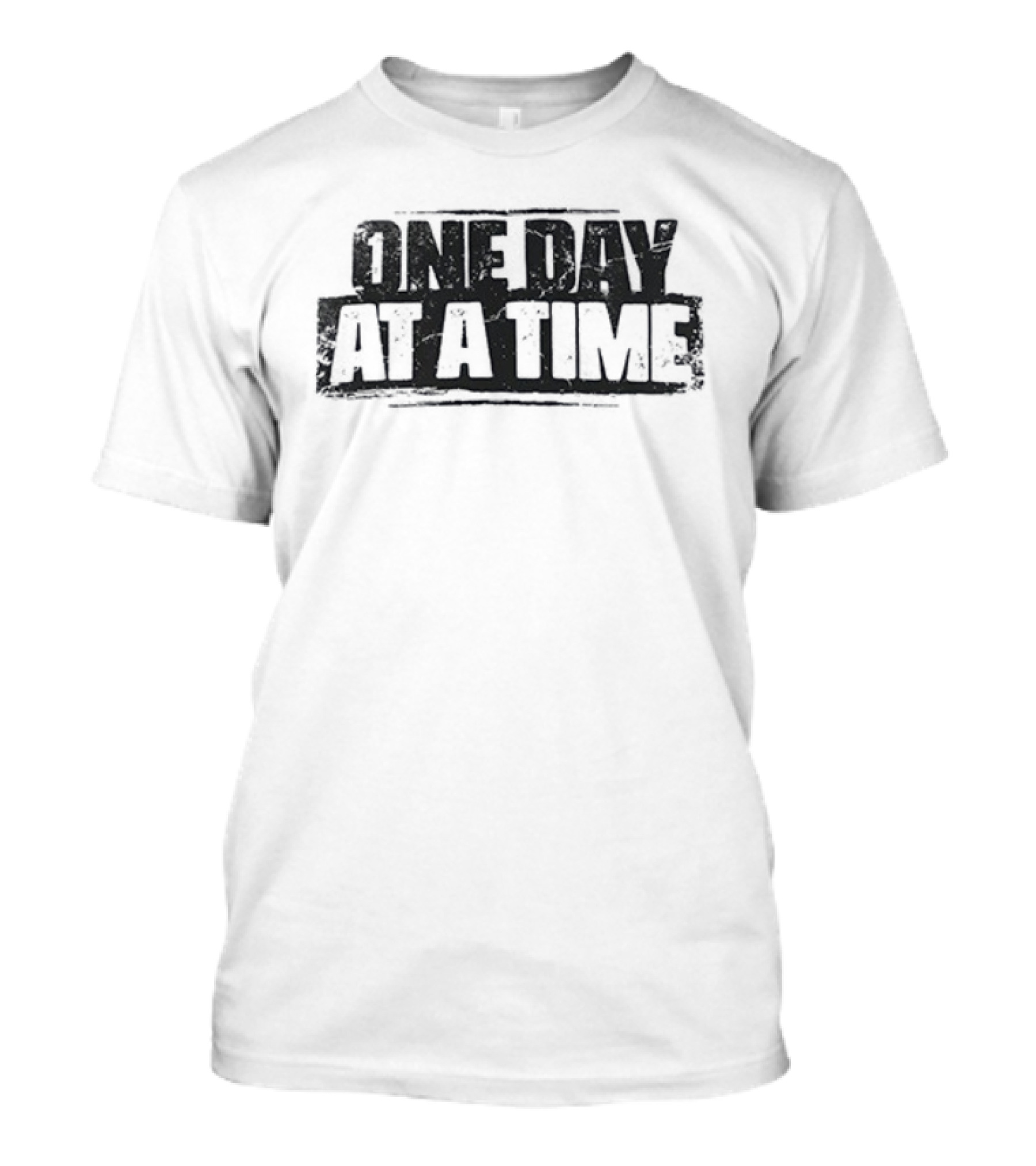 One Day At A Time Remember Fear Is An Obstacle Failure Is A Detour T-Shirt