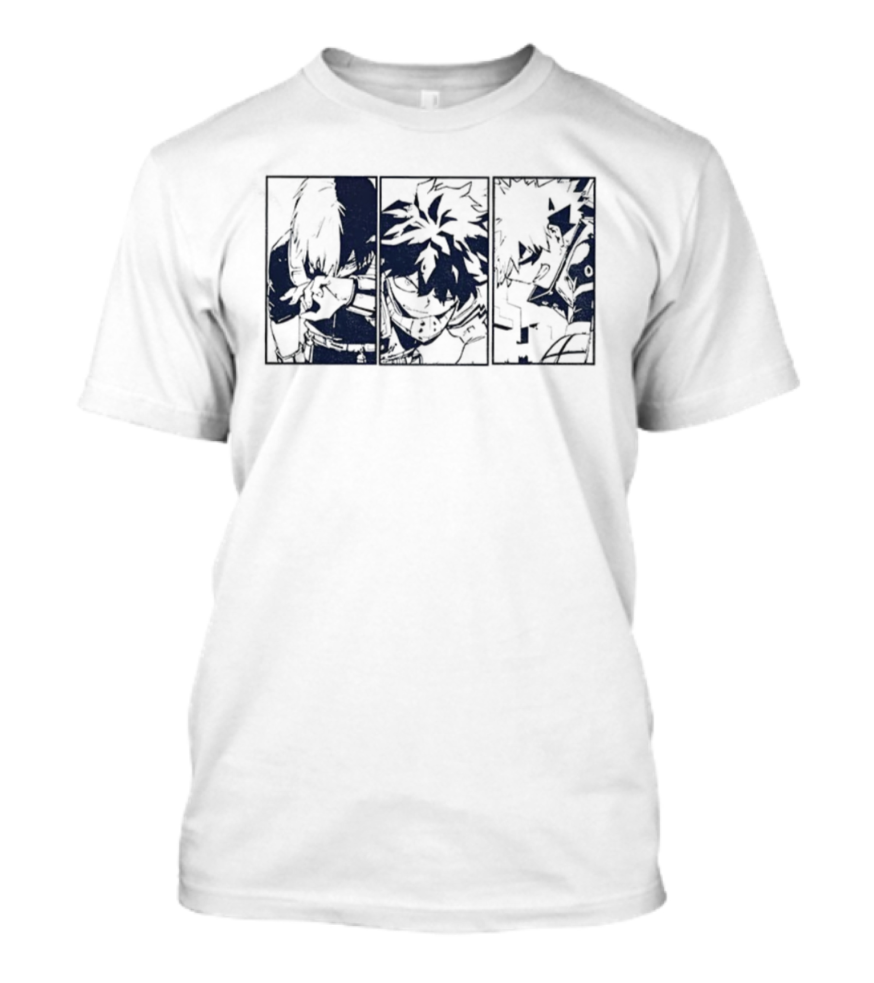 My Hero Academia Deku Bakugo Todoroki Anime Trio Dynamic S T-Shirt