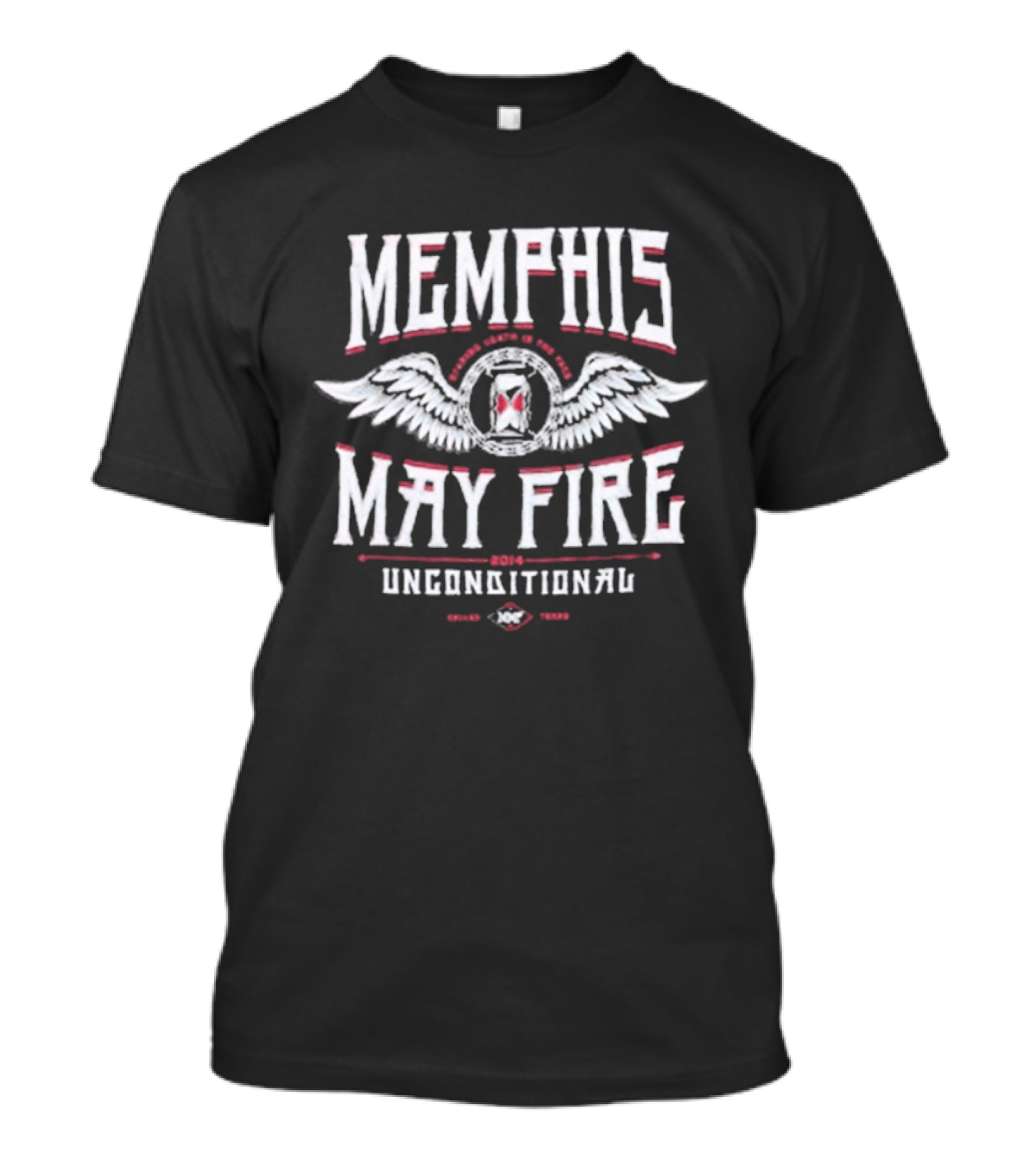 Memphis May Fire Unconditional Wings Angelic T-Shirt